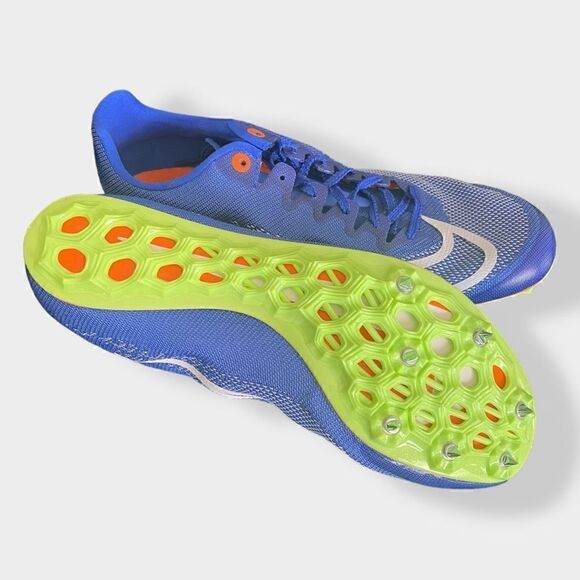 Nike Zoom Ja Fly 4 Racer Blue Track Sprint Spikes DR2741-400 Mens size 8 New - Picture 8 of 12